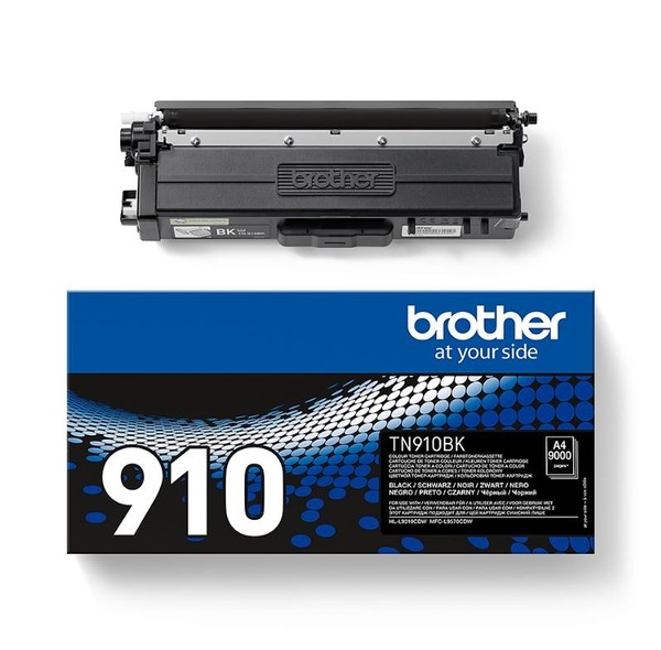 Brother TN910BK / Schwarz / Original Toner / TN-910BK / 9.000 S. Neu-image