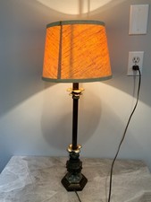 Pineapple shape composition Table lamp 29" tall with shade 2009