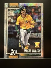 2026 Topps Series 1 Jacob Wilson Holo Foil #240 Gold Cup Athletics