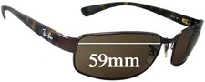 SFx Replacement Sunglass Lenses fits Ray-Ban RB3364 - 59mm Wide