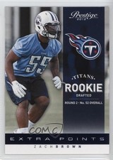 2012 Playoff Prestige Rookie Extra Points Blue 88/999 Zach Brown #220 1u7