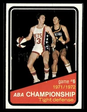 1972-73 Topps #246 1971-72 ABA Finals Game