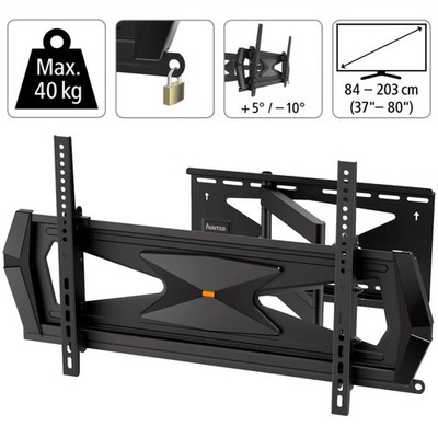 Hama TV Wandhalterung Schwenkbar 65'' 70'' 75'' 77'' 80'' Zoll Wand-Halter Halterung