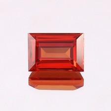 Natürlich 35 Karat Makellos Orange Saphir Baguetteschliff Zertifiziert Lose