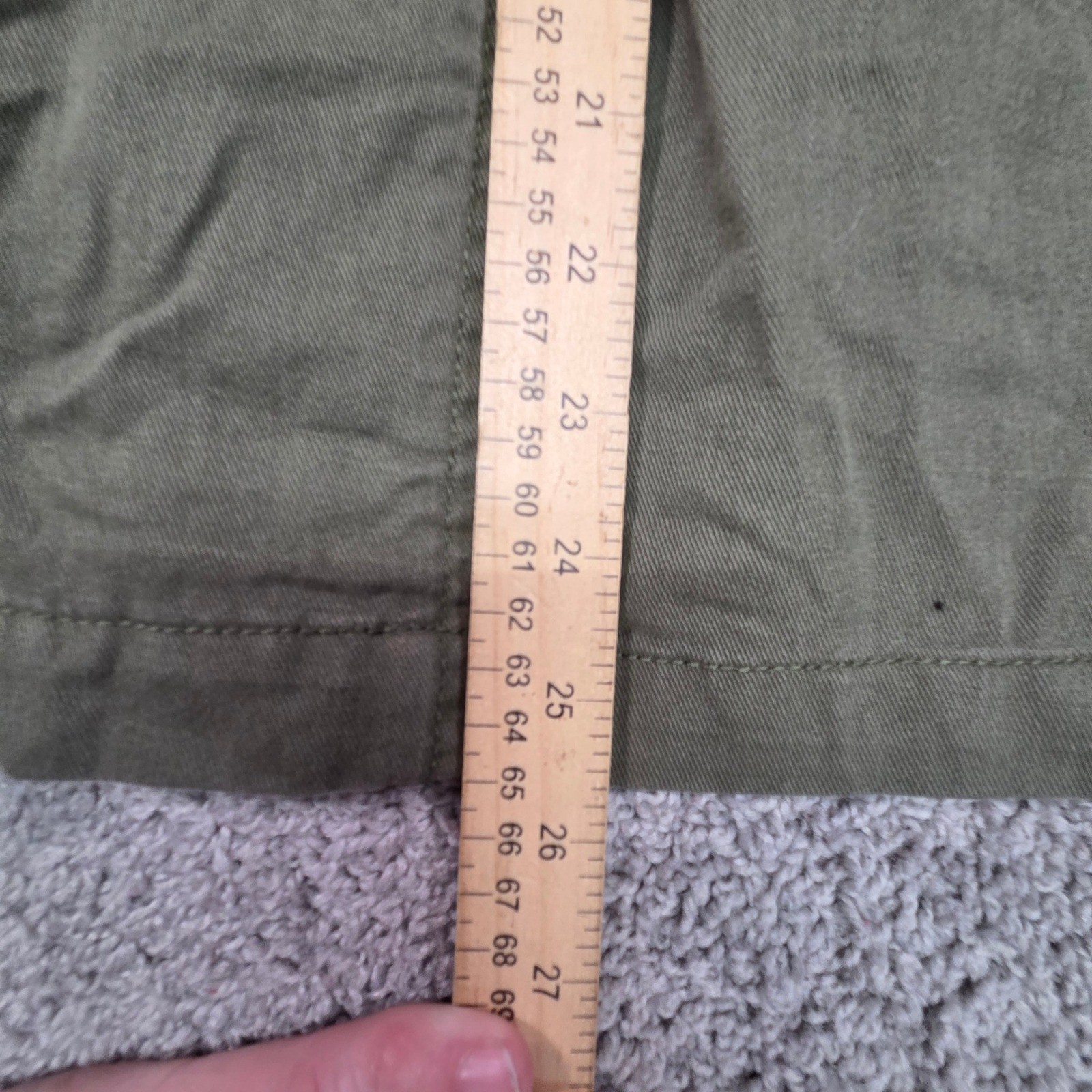 GAP Olive Green Utility Jacket Drawstring Waist W… - image 14