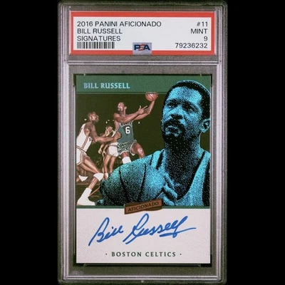 Bill Russell Basketball Autographed Sports Trading Cards for sale