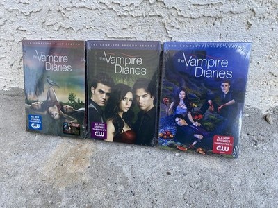 NEW Sealed Vampire Diaries Seasons 1-3 DVD, First Second Third, Inserts Booklets