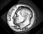 1964 P # 25 10C ROOSEVELT DIME