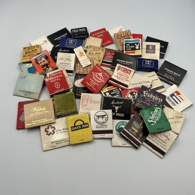 52  Vintage Matches/Matchbook Lot Random Selection/Restaurant/Hotel/Casino/Inns
