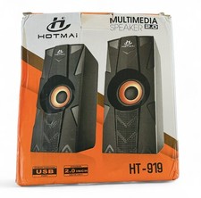 Hotmai HT-919 Multimedia Speakers 2.0 Inch Drive Unit, 3.5mm Jack, USB, 2.5w