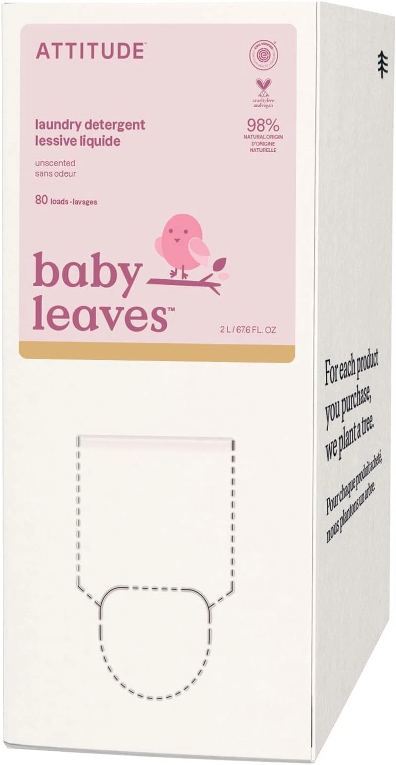 ATTITUDE Baby Laundry Detergent Liquid, EWG Verified, Safe for Baby Clothes, Inf
Opens in a new wind