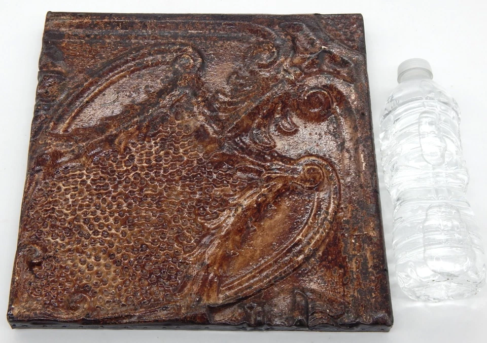 Architectural Salvage Antique Metal Framed Ceiling Tin Olde Goode Things NYC - Image 2 of 4