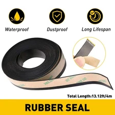 Rubber Door Trunk Seal Strip Weather Strip Edge Molding Trims Accessory 4m T