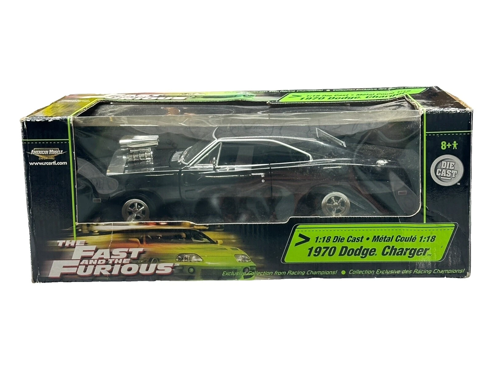 Ertl Fast & Furious Veículos de brinquedo em metal fundido Escala 1:18