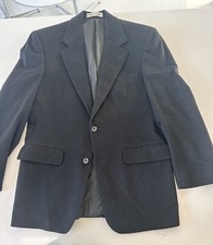 Loro Piana For John Nordstrom coat blazer jacket. 100 Cashmere. Black US 38R