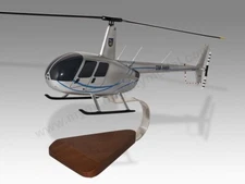 Robinson R44 Bol City Desk Wood Helicopter New Model Large Scale 1/32