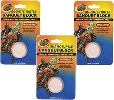 Zoo Med Aquatic Turtle Banquet Block, Regular 3-Pack 
