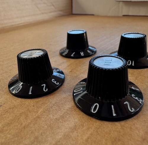 Gibson Vintage 1967 Witch Hat Knobs SG ES-335 Firebird 1968 1969 1970 1971 1972 - Picture 4 of 5