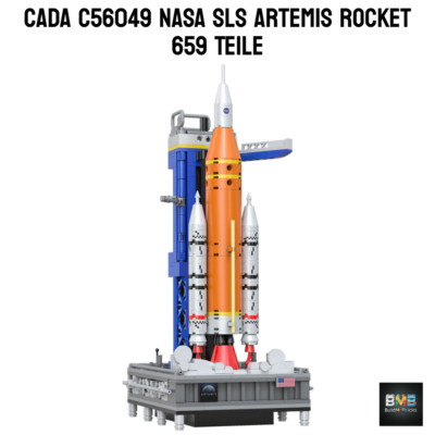 NEU CaDA C56049 NASA SLS Artemis Rocket Alternatives Bausteinset   659 Teile