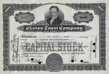 Clinton Trust Company 1949 Chase Manhattan New York Roosevelt Staten Island Bank