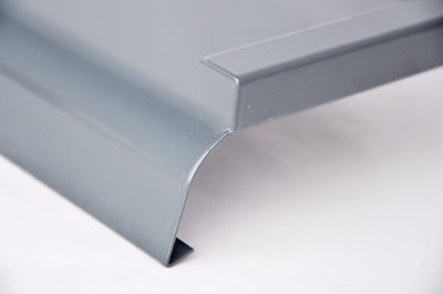 Appui De Fenêtre En Aluminium RAL9006 Arrondi Pour Extérieur - Sur Mesure - Neuf