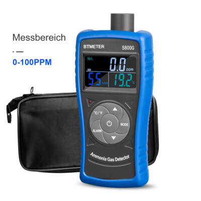 Ammoniak-Gas-Detektor NH3 Monitor NH3 Gas-Analysator Smart Sensor 0-100PPM Alarm