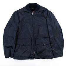 Vintage Skaggerac Acedemy Clothes Fireman's 42 Reg Nylon Bomber Nylon Faux Fur