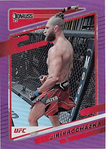 2022 Donruss UFC Purple Flood #81 Jiri Prochazka p2s-32514