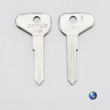 V-28 Key Blanks for Volkswagen and Volvo Penta (2 Keys)