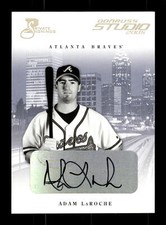 Adam LaRoche 2005 Donruss Studio Private Signings Gold Autograph #24 50/50