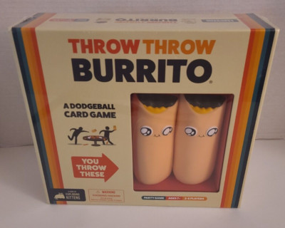 THROW THROW BURRITO Exploding Kittens A Dodgeball Card Party Game: 2-6 Players