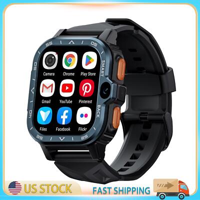 4G Android Smart Watch 2G RAM+16G ROM GPS WiFi Dual Camera for Men Women US