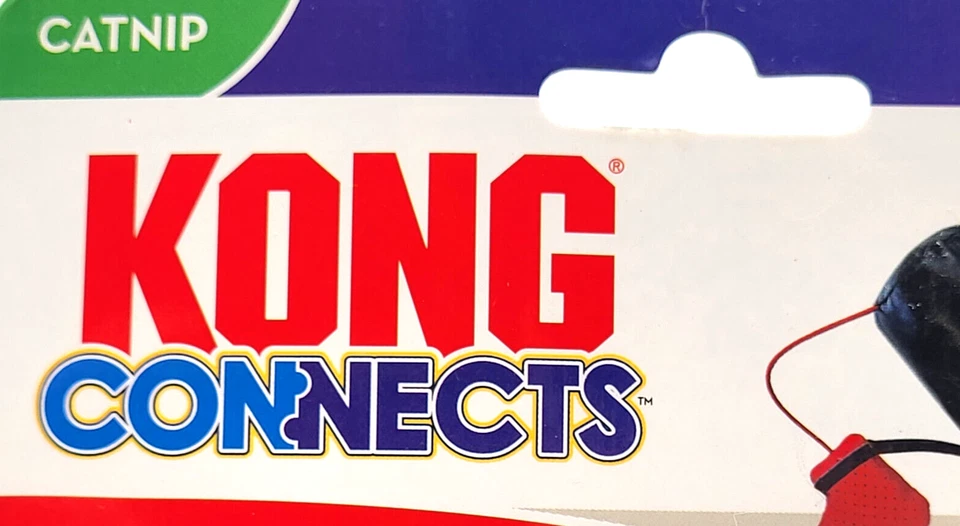 KONG Connects Punching Bag Bat A Bout Interactive Catnip Cat Toy 11" - Image 4 of 4