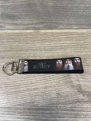 New 6  Duck Dynasty Key Chain/ Lanyard Hunting Country Funny Beards  