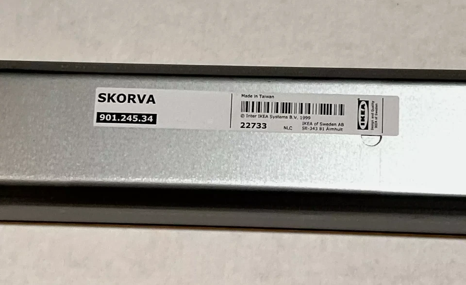 NUEVO IKEA SKORVA Viga de Soporte de Viga Media Acero Galvanizado Ajustable 901.245.34 Foto 2 de 3