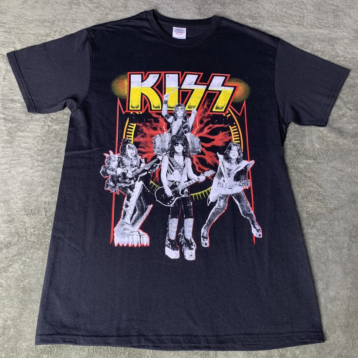 Vintage 90’s KISS Rock Band REPRINT Tee T-Shirt by DELTA (MEN’S SIZE MEDIUM)