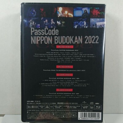ブルーレイ Blu-ray Disc + 2CD PassCode NIPPON BUDOKAN 2022