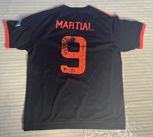 Manchester United 2015/16 Adidas Third Football Shirt Size Mens XL #9 Martial - Picture 2 of 5