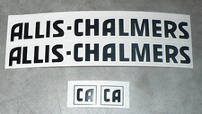 DECAL SET for ALLIS-CHALMERS CA or C Pedal Tractor, Adhesive Backed  AP103