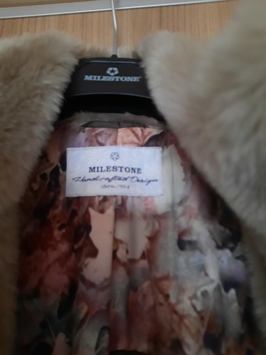 Milestone Teddyjacke / Kurzmantel aus Kunstfell🧥, NEU, Größe 36-38, Farbe beige - Bild 3 von 10