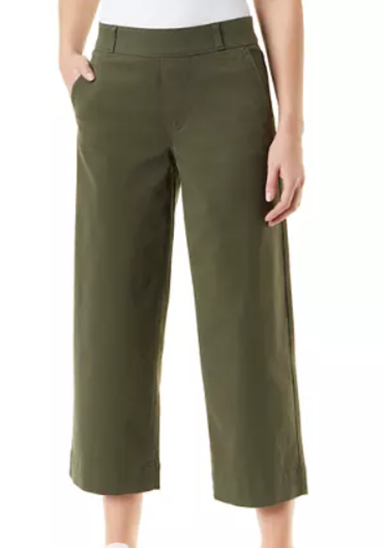 NEW Gloria Vanderbilt Women's Shape Effect 5 Pocket Crop Pants Size 12