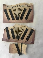 VINTAGE 1940'S STA-RITE HAIR PINS NEW NOS RINGLET CURL SHORT WAVES