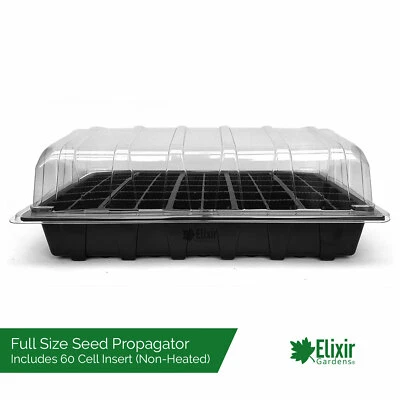 Elixir Gardens 60 Cell Professional Propagator Kit for Seeds Cuttings Seedlings