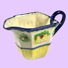 Vintage Ceramic 6 oz Floral Creamer Maruhon Ware Made in Japan See Photos