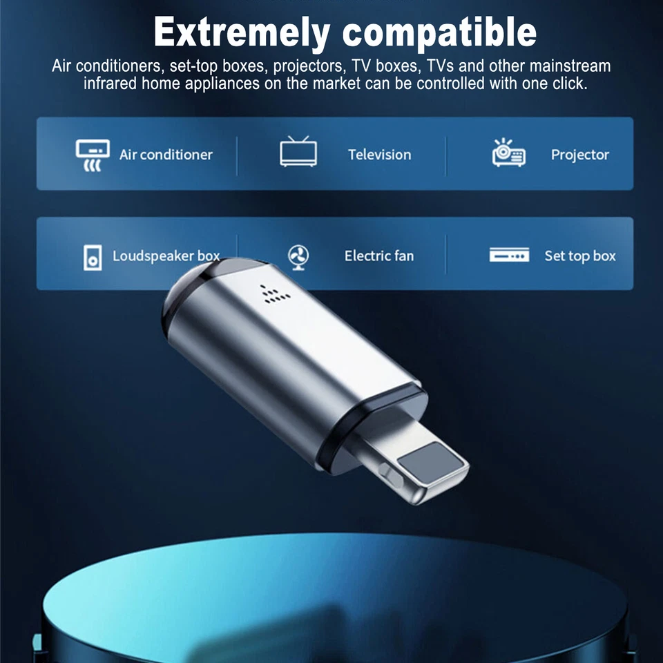 Remote Control Appliance Controlling Infrared Blaster Phone Transmitter Adapter - Image 3 of 4