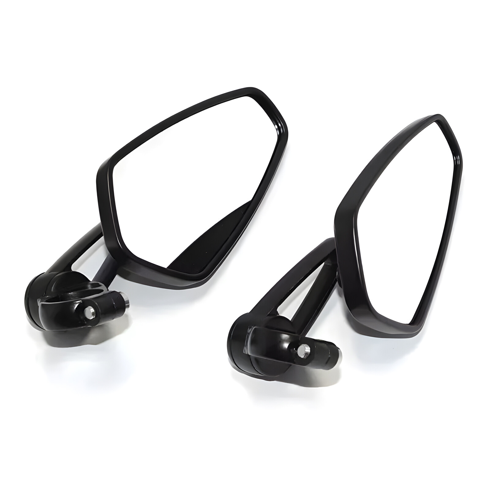 Universal  Motorcycle 7/8" Handle Bar End Rearview Side Mirrors for Honda Yamaha