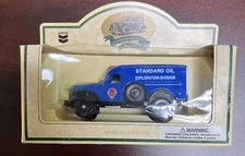 Lledo Chevron 1941 4-Wheel Exploration Van Blue Standard Oil Division 