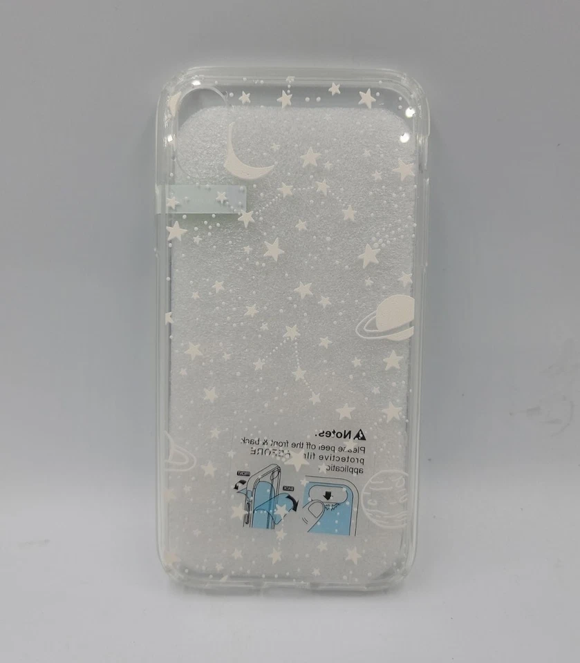 Funda iPhone XR, Antiarañazos Antigolpes Serie Clear Universe de Ranz. Nuevo Foto 3 de 4