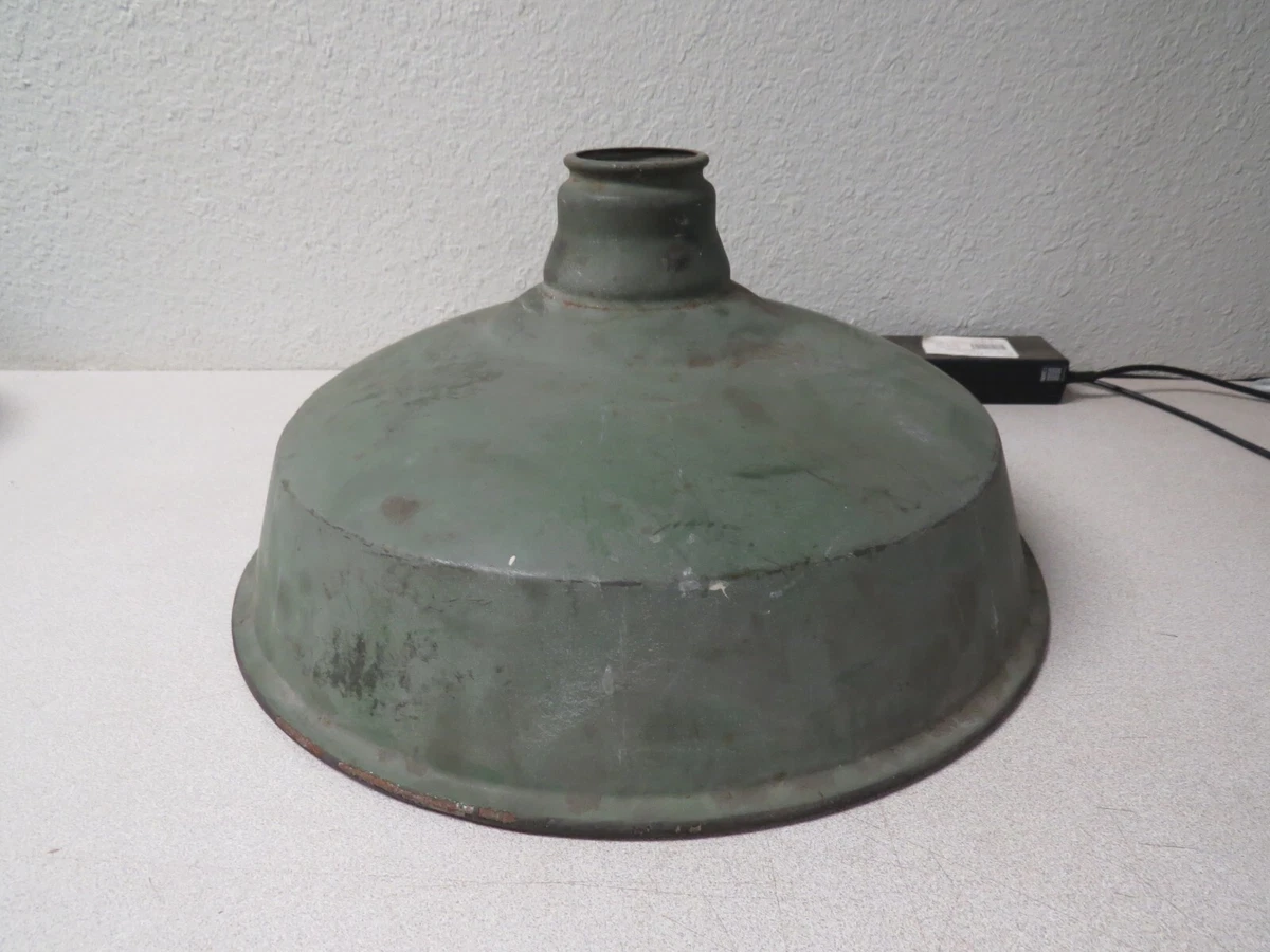Vintage porcelain on sale barn light
