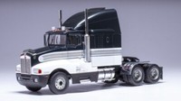 Ixo 1/43 Lkw Model Kenworth T600A 1986 Schwarz/Weiss Statisches Modell Diecast